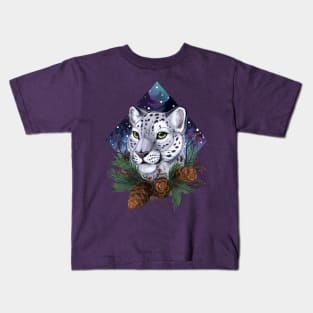 Snow leopard Kids T-Shirt